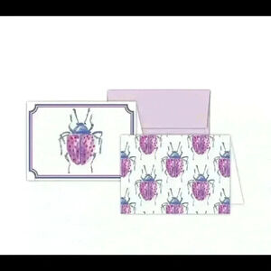Roseanne Beck Beetle Notecards NEW